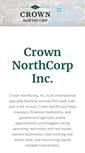 Mobile Screenshot of crownnorthcorp.com